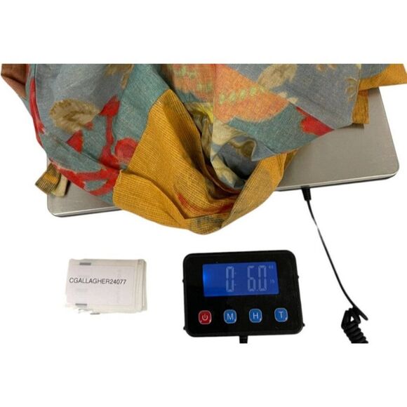 Zara Womens Kimono Blouse XS-S Multi Patchwork Print Belted 8291/044 NWOT - Picture 11 of 11